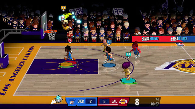 Hình ảnh trong game NBA BOUNCE-GoldBerg