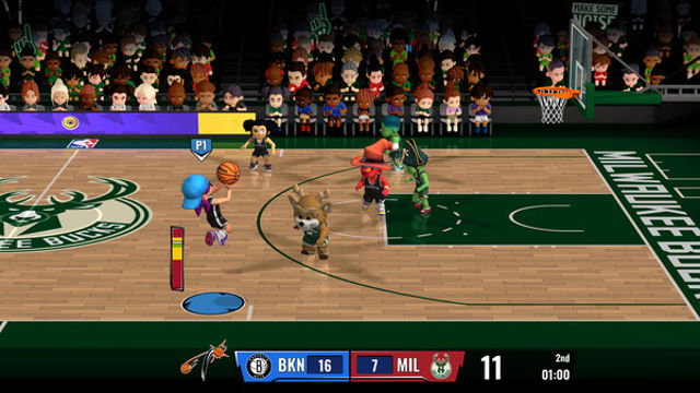 Hình ảnh trong game NBA BOUNCE-GoldBerg