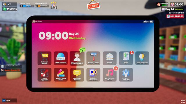 Hình ảnh trong game Laundry And Supermarket Simulator-TENOKE