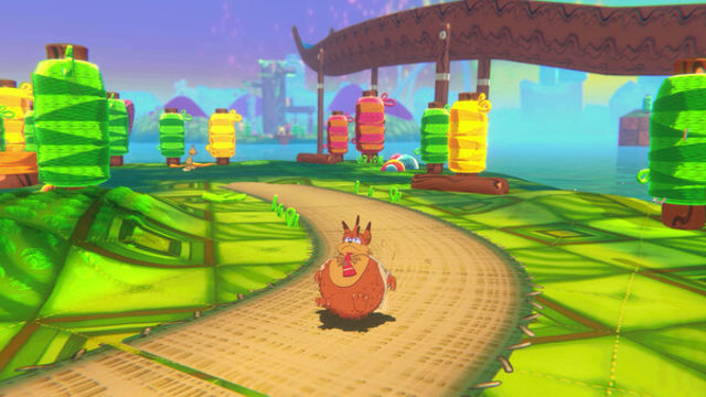 Hình ảnh trong game Bubsy 4D-RUNE