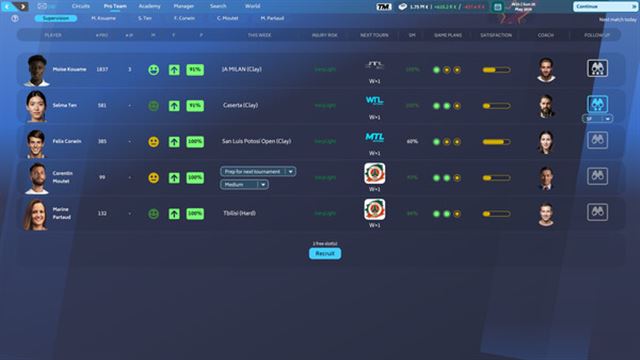 Hình ảnh trong game Tennis Manager 25-SKIDROW