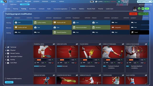 Hình ảnh trong game Tennis Manager 25-SKIDROW
