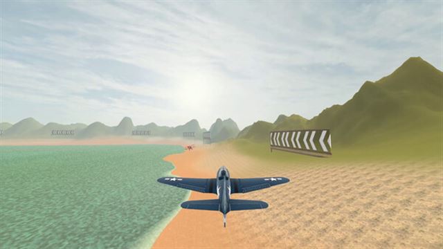 Hình ảnh trong game Airplane Racing Championship-TENOKE
