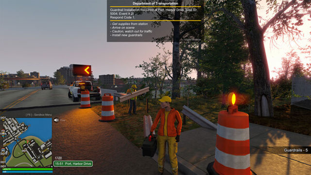 Hình ảnh trong game Flashing Lights Department of Transportation-TENOKE